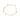GIOVE MIO CHAIN BRACELET WITH CHARM IN 18KT YELLOW GOLD