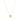 GIOVE MIO CHAIN NECKLACE WITH CLOVER CHARM IN 18KT YELLOW GOLD