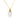 GIOVE MIO Pearl Charm Chain in 18Kt Yellow Gold with Sweet Wax Cultured Pearl.
