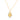 GIOVE MIO CHAIN NECKLACE WITH MEDAL CHARM OF THE VIRGIN OF GUADALUPE IN 14KT YELLOW GOLD, 30.5 CM LONG, WITH PEARL CT.