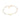 GIOVE MIO CABLE CHAIN BRACELET BRACELET WITH ROUND TAXABLE CHARM AND BAROQUE PEARLS WITH PLATE CHARM IN 14KT YELLOW GOLD, 17.8 CM LONG WITH BAROQUE PEARL