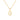 GIOVE MIO Chain with Initial W in 14Kt Yellow Gold.