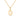 GIOVE MIO Chain with Initial V in 14Kt Yellow Gold.