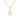 GIOVE MIO Chain with Initial N in 14Kt Yellow Gold.
