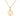 GIOVE MIO Chain with Initial H in 14Kt Yellow Gold.