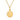 GIOVE MIO CHAIN NECKLACE WITH SAINT BENEDICT MEDAL CHARM IN 925 SILVER PLATED IN 18KT YELLOW GOLD, 40 - 45 CM LONG
