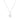 GIOVE MIO CHAIN NECKLACE WITH SAINT BENEDICT MEDAL CHARM IN WHITE 925 SILVER, 40 - 45 CM LONG