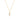 GIOVE MIO Chain with Cross in 14Kt Yellow Gold with Cubic Zirconias.