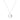 GIOVE MIO CHAIN NECKLACE WITH RELIQUARY CHARM IN WHITE 925 SILVER