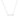 GIOVE MIO CHAIN NECKLACE WITH 925 WHITE SILVER PENDANT
