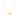 GIOVE MIO CHAIN NECKLACE WITH HEART CHARM IN 14KT YELLOW GOLD