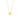 GIOVE MIO CHAIN NECKLACE WITH RELIGIOUS CHRISTIAN CROSS CHARM IN 14KT YELLOW GOLD