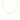 GIOVE MIO CHAIN NECKLACE WITH CHARM IN 14KT YELLOW GOLD
