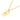 GIOVE MIO CHAIN NECKLACE WITH PLATE CHARM IN 14KT YELLOW GOLD