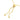 GIOVE MIO ADJUSTABLE BRACELET IN 14KT YELLOW GOLD