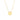 GIOVE MIO CHAIN NECKLACE WITH CHARM IN 14KT YELLOW GOLD