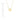 GIOVE MIO CHAIN NECKLACE WITH CHARM IN 14KT YELLOW GOLD