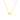 GIOVE MIO CHAIN NECKLACE WITH TURKISH EYE CHARM IN 14KT YELLOW GOLD WITH NATURAL DIAMOND
