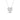 HEART CHARM IN 14KT WHITE GOLD, WITH 0.5CT LABORATORY CREATED DIAMOND.