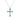 NECKLACE WITH CROSS PENDANT IN 14KT WHITE GOLD WITH EMERALD 0.36CT AND NATURAL DIAMOND 0.16CT.