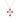 NECKLACE WITH CROSS PENDANT IN 14KT ROSE GOLD WITH RUBYS 0.36CT AND NATURAL DIAMONDS 0.19CT.