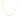 FORCED CHAIN NECKLACE IN 18KT YELLOW GOLD, 45 CM LONG