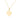 GIOVE MIO CABLE CHAIN NECKLACE HEART PENDANT NECKLACE WITH 14KT YELLOW GOLD CHARM, 40 CM + 2.5 CM LONG EXTENSION