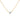 CHAIN NECKLACE WITH CHARM IN 14KT YELLOW GOLD, WITH 0.5CT NATURAL DIAMOND.