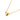 GIOVE MIO CABLE CHAIN NECKLACE WITH HEART PENDANT IN 10K YELLOW GOLD, 45 CM + 3 CM EXTENSION, FEATURING A 0.06CT NATURAL DIAMOND