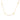 GIOVE MIO FASHION FORZATINA CHAIN NECKLACE IN 10K YELLOW GOLD, 45 CM + 3 CM EXTENSION