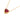 GIOVE MIO NECKLACE WITH RED CZ HEART CHARM IN 18K 750 YELLOW GOLD-PLATED 925 STERLING SILVER, 45 CM