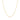 GIOVE MIO FIGARO CHAIN NECKLACE IN 18KT YELLOW GOLD, 50 CM LONG
