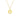 GIOVE MIO CABLE CHAIN NECKLACE WITH INITIAL L PENDANT IN 14KT YELLOW GOLD 40 CM LONG