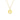 GIOVE MIO CABLE CHAIN NECKLACE WITH INITIAL I PENDANT IN 14K YELLOW GOLD 40 CM LONG