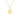 GIOVE MIO CABLE CHAIN NECKLACE WITH INITIAL G PENDANT IN 14KT YELLOW GOLD 40 CM LONG