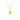 GIOVE MIO NECKLACE CHAIN CABLE WITH MEDAL PENDANT OF THE MIRACULOUS VIRGIN IN 14K YELLOW GOLD 40 CM LONG