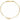 GIOVE MIO BRACELET CHAIN CLIP WITH PLATE IN 14KT YELLOW GOLD 18 CM LONG WITH NATURAL DIAMOND 0.015CT.