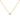 GIOVE MIO NECKLACE IN 14KT YELLOW GOLD WITH LAB-CREATED ROUND DIAMOND PENDANT 0.28CT “ 45 CM IN LENGTH