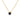 GIOVE MIO NECKLACE IN 14KT YELLOW GOLD WITH ROUND BLUE SAPPHIRE PENDANT 1.00CT “ 45 CM IN LENGTH