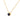 GIOVE MIO NECKLACE IN 14KT YELLOW GOLD WITH ROUND BLUE SAPPHIRE PENDANT 1.00CT “ 45 CM IN LENGTH