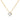 GIOVE MIO NECKLACE IN 14KT YELLOW GOLD WITH LAB-CREATED ROUND DIAMOND PENDANT 0.72CT “ 45 CM IN LENGTH