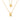 GIOVE MIO Chain with Scapular Medal in 14Kt Yellow Gold.