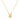 GIOVE MIO EXCLUSIVE PENDANT NECKLACE 14KT YELLOW GOLD 45 CM WITH CLASP. CARRY YOUR FAITH STYLISHLY!