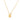 GIOVE MIO EXCLUSIVE PENDANT NECKLACE 14KT YELLOW GOLD 45 CM WITH CLASP. CARRY YOUR FAITH STYLISHLY!