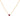 GIOVE MIO EXCLUSIVE RUBY PENDANT NECKLACE 0.22CT IN 14KT YELLOW GOLD - 45 CM. RADIATE ELEGANCE WITH THIS UNIQUE JEWEL. ELEVATE YOUR STYLE NOW!