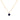GIOVE MIO BLUE SAPPHIRE AND DIAMOND PENDANT NECKLACE IN 14KT GOLD - 40-45 CM - POLISHED - LOBSTER CLASP - FINE JEWELRY - EXCLUSIVE GIFT. STAND OUT WITH STYLE!