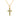 OROITALIA Cross Charm in 14Kt Yellow Gold with Natural Diamonds.